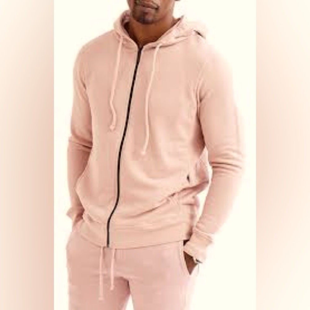 GOODLIFE Made in USA Cotton Front Zip Hoodie Size L RETAIL $145